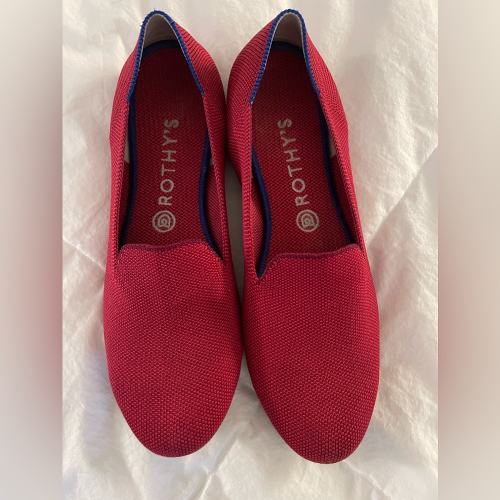 Red Rothy Loafer, sz 9